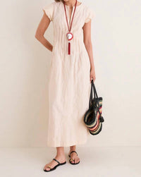 Apiece Apart - Maravilla Pintuck Maxi Dress