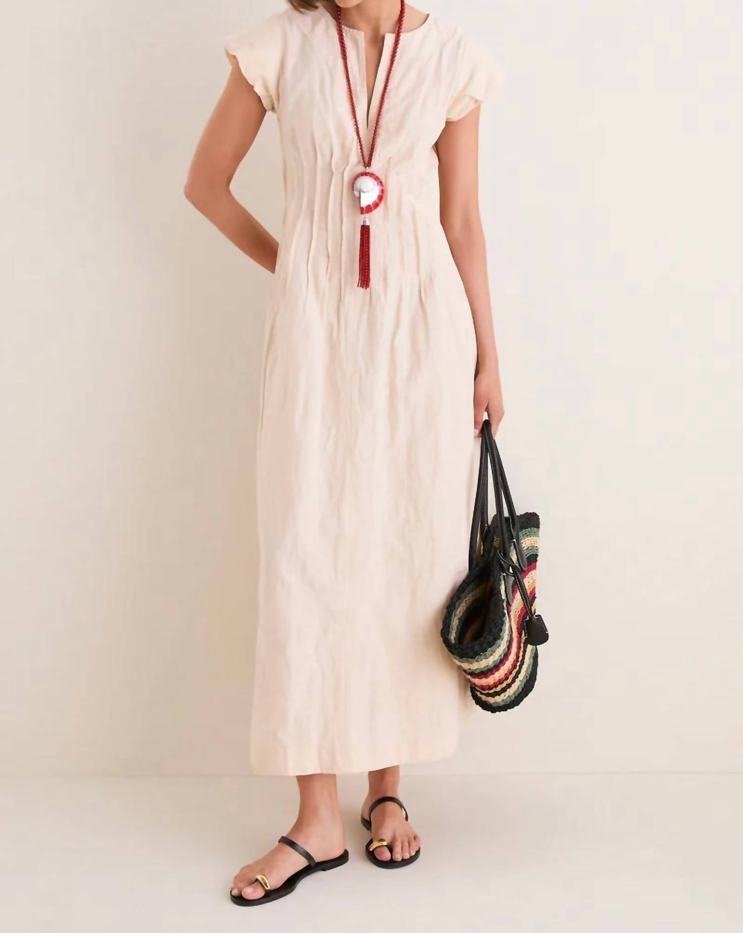 Apiece Apart - Maravilla Pintuck Maxi Dress