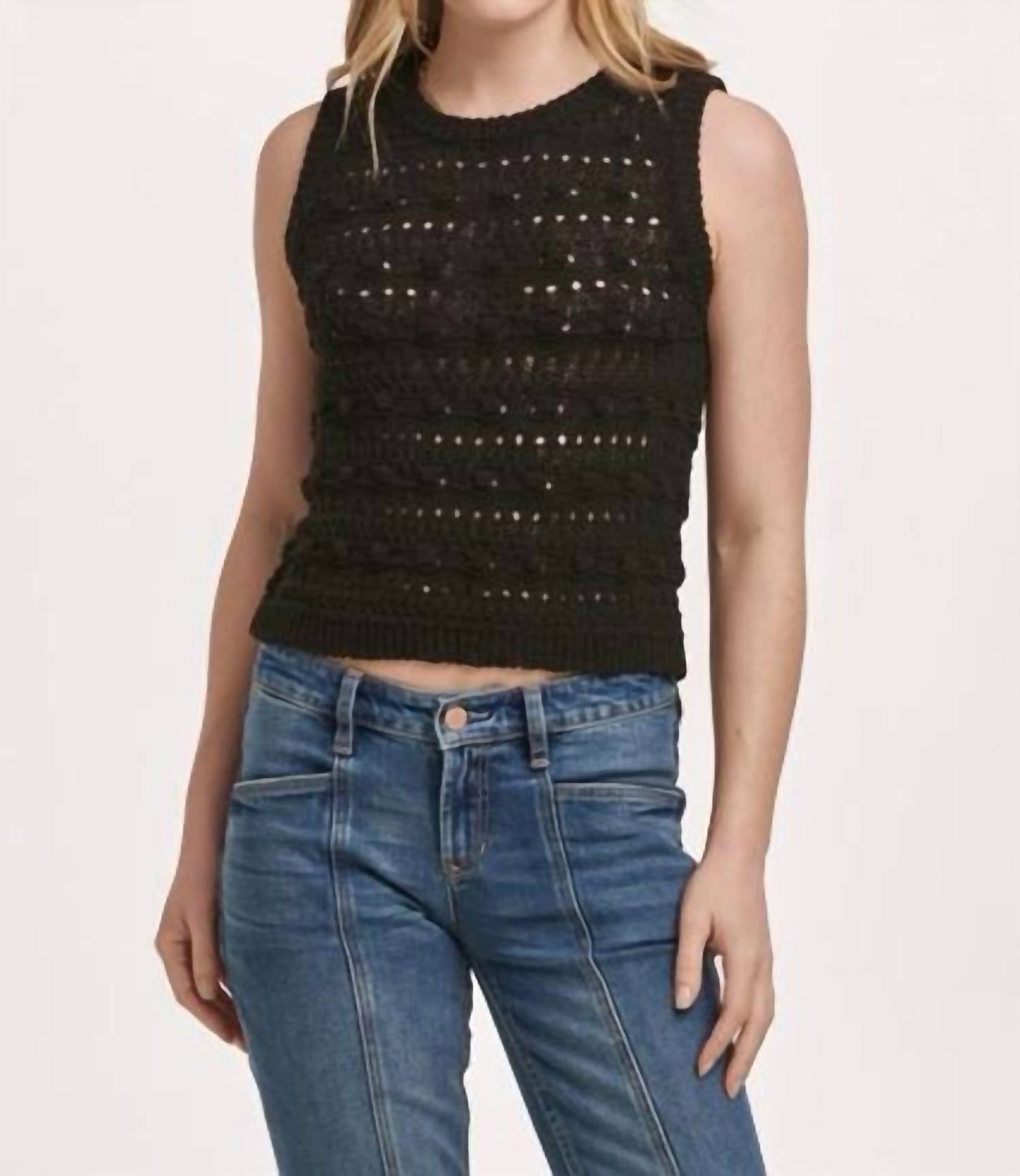 Dear John Denim - Magnolia Pointelle Knit Vest Top