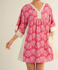 Jodifl The Rue Dress in fuchsia - women's dress