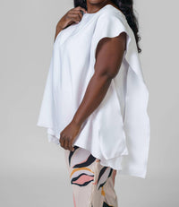 Adriana Contreras - Blouse With Flowy Side - plus size