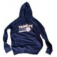 Levelwear Boy's New York Yankees Tailor Made Fleece Pullover Hoodie in blue - kids' shirt