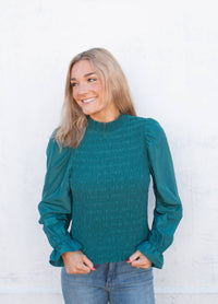 Marie Oliver - Glennon Smocked Top