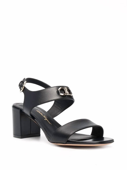 Salvatore Ferragamo - Women's Gancini-plaque Leather Sandals