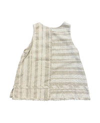 Umgee - Women's Horizontal And Vertical Striped Tank