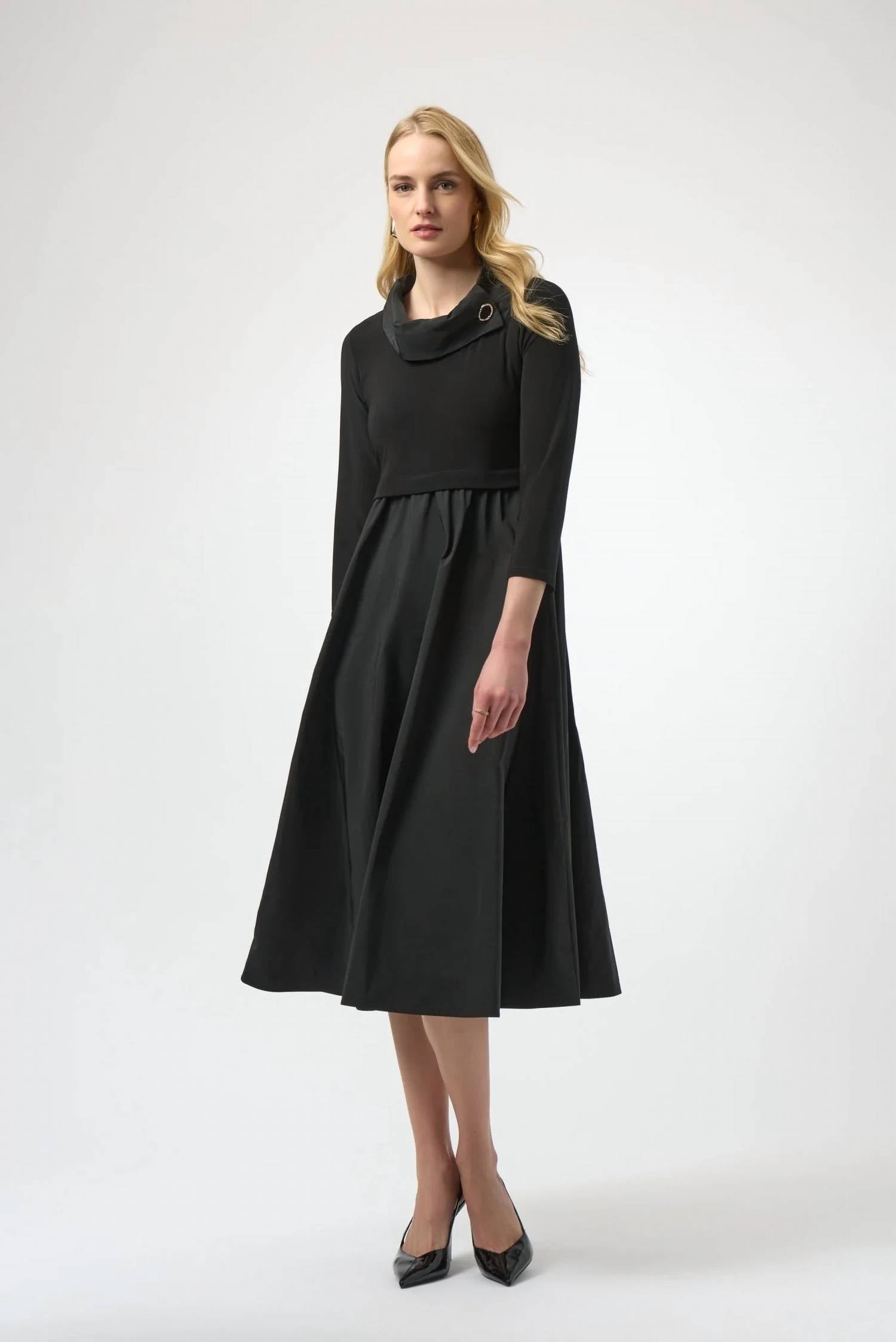 Joseph Ribkoff - SILKY KNIT FIT & FLARE DRESS
