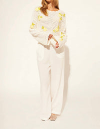 John + Jenn - Orlando Embroidered Sweater