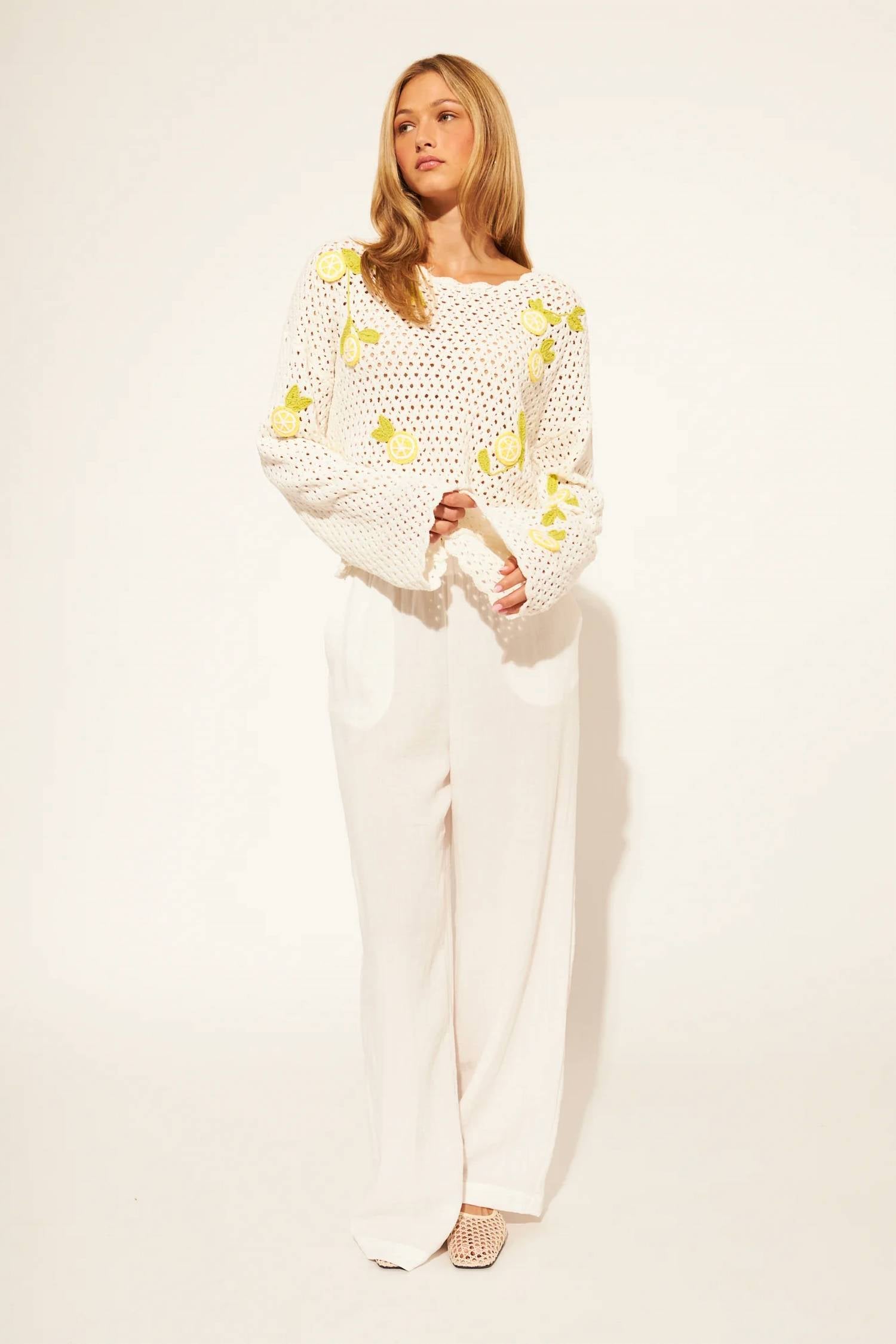 John + Jenn - Orlando Embroidered Sweater