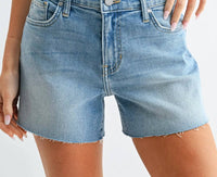 Just Black Denim - Mid Rise Stretch Jean Shorts