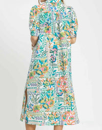Umgee - Collared Printed Dress