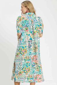 Umgee - Collared Printed Dress