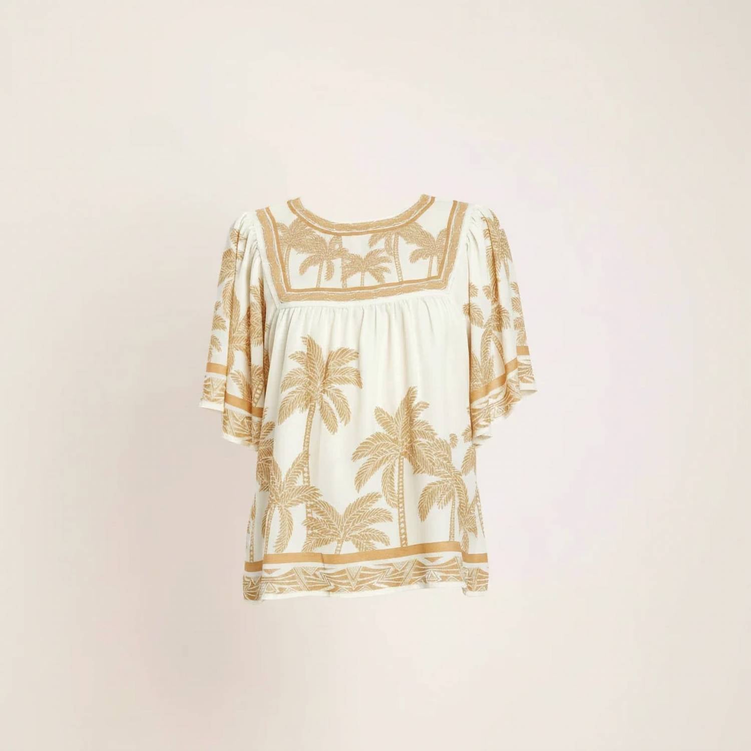 Flying Tomato - Printed Woven Top
