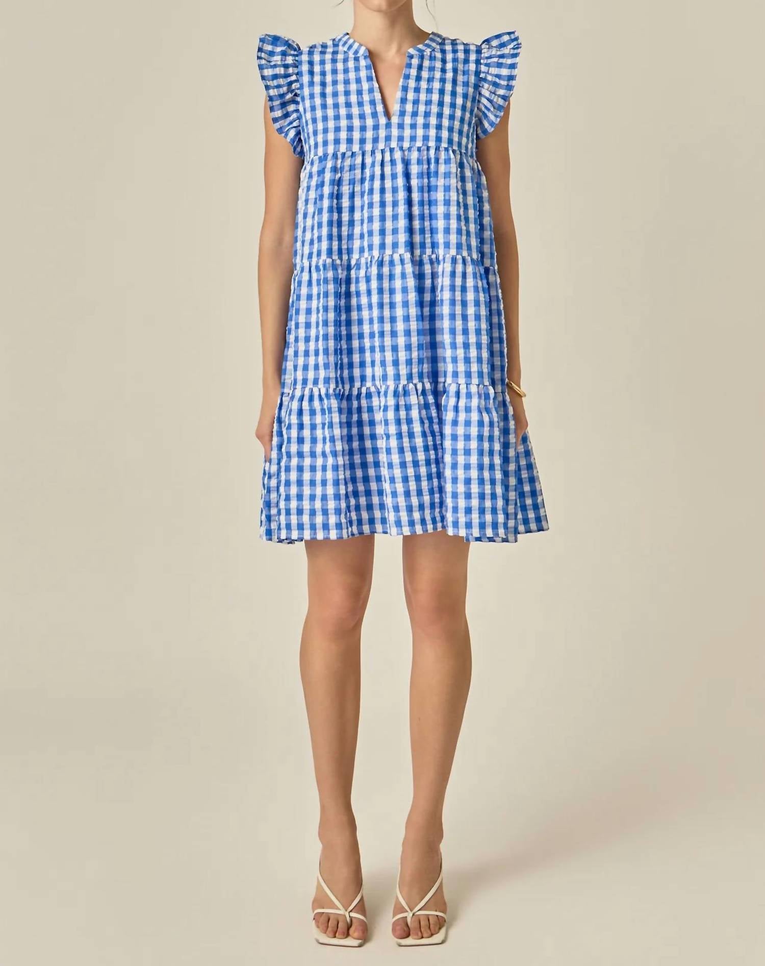 English Factory - Printed Babydoll Dress