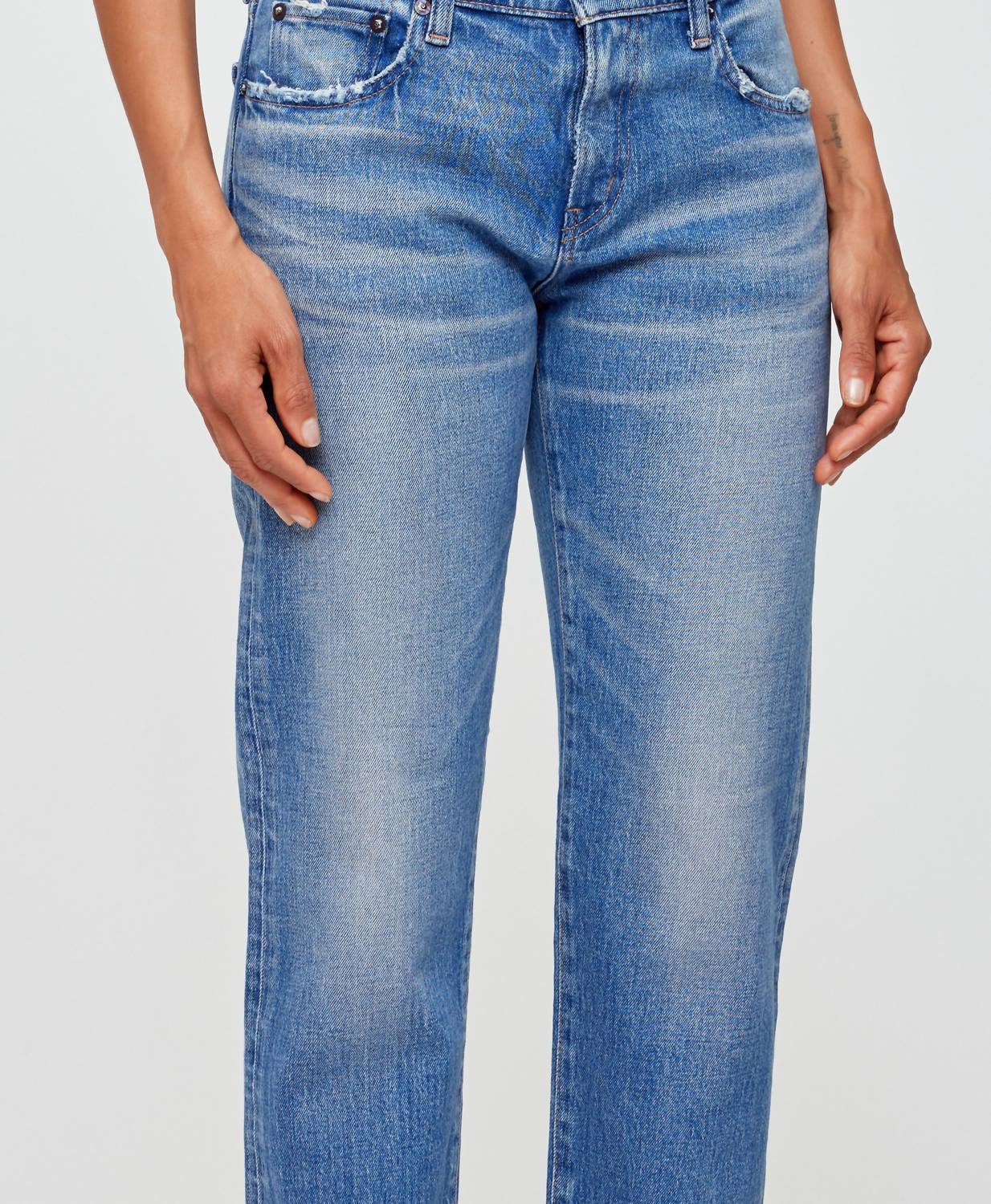 Moussy - Groveland Slim Fit Straight Leg Jean