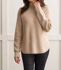 Tribal - Long Sleeve Mock Neck Sweater
