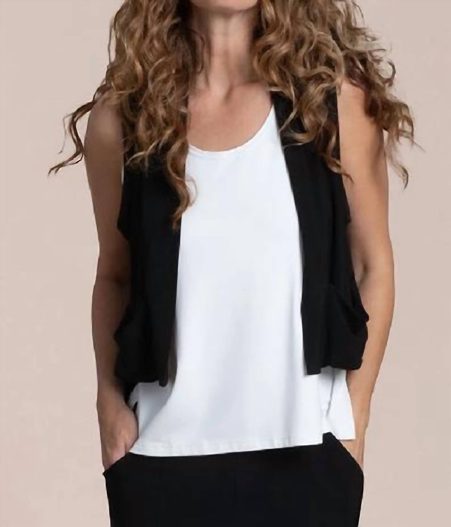 Sympli - POP CROPPED CORE VEST