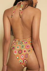 Montce - Tropez Tie-up One-piece Swimsuit