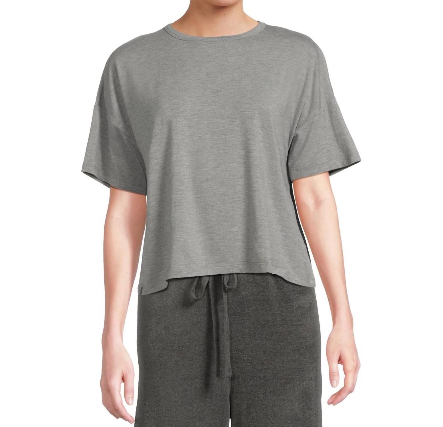 Barefoot Dreams - Jersey Short Sleeve Boxy Tee