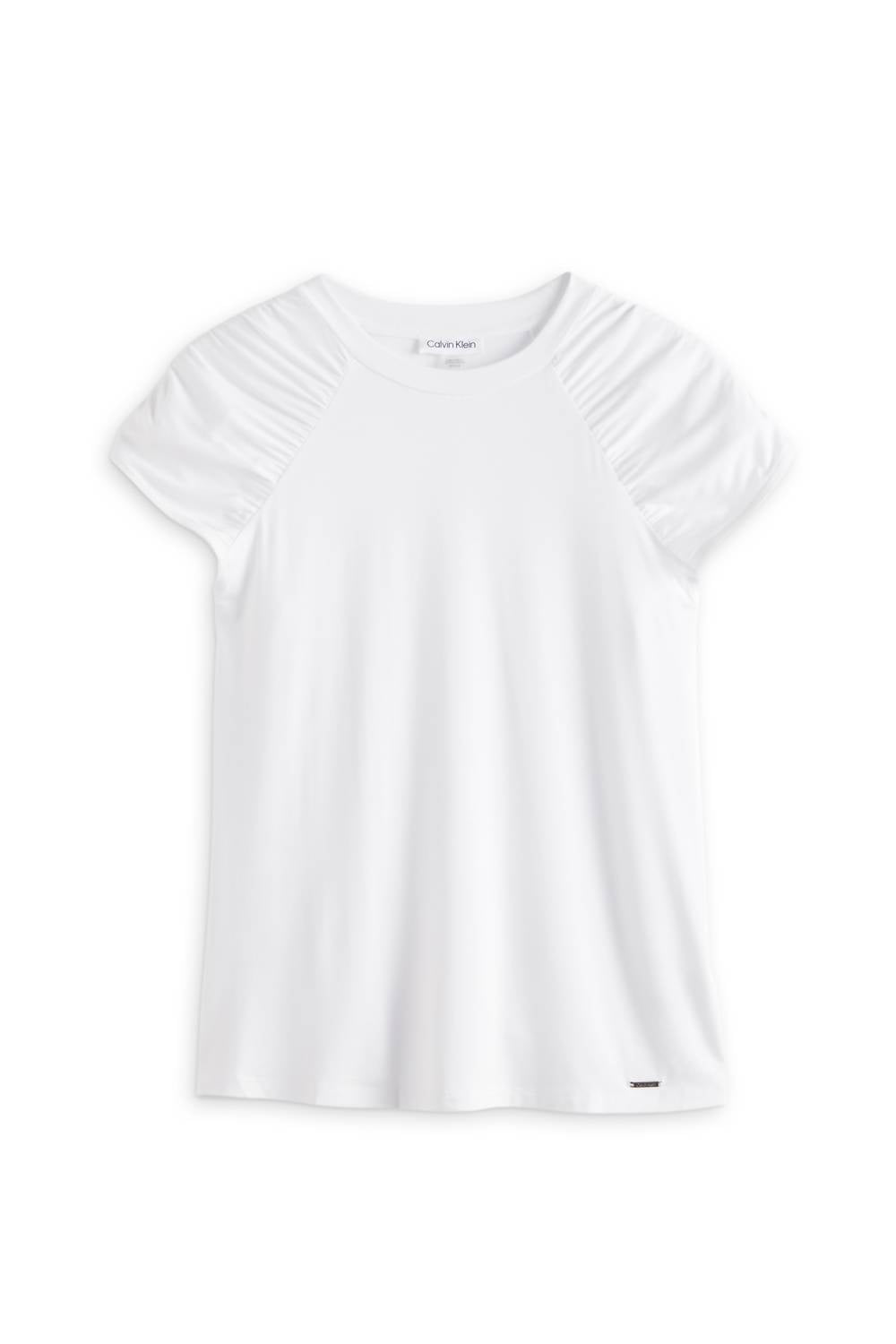Calvin Klein - Women's Knit Top With Ruched Sleeves