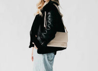 Pretty Simple - Women's Wrenlee Woven Flap Crossbody Bag