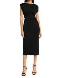 Donna Morgan - Ruched Cap Sleeve Dress