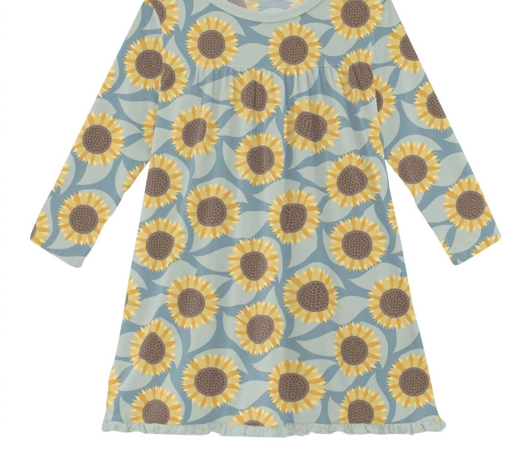Kickee - Girl's Long Sleeve Swing Dress