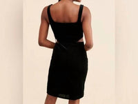 Afrm - Paradiso Cut Out Velvet Mini Dress
