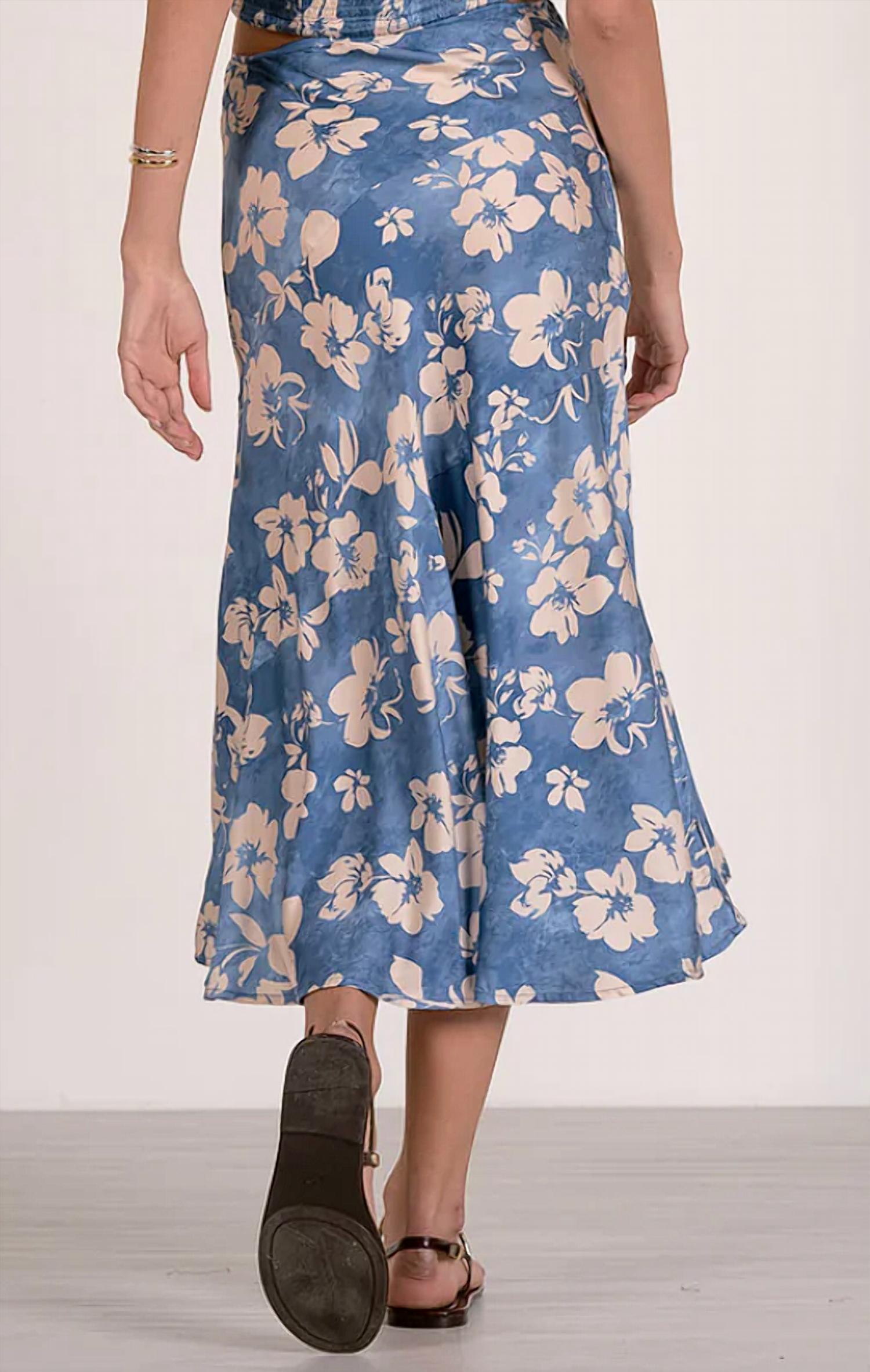 Elan - Side Slit Midi Skirt