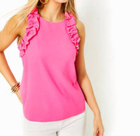 Lilly Pulitzer - Kailee Sleeveless Ruffle Top
