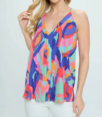 Adrienne - Roxy Panel Front Tank Top