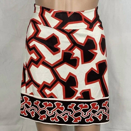 Diane Von Furstenberg - Women's Mini Silk Skirt