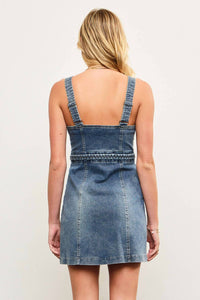 Mustard Seed - Carrie Zip Front Denim Dress