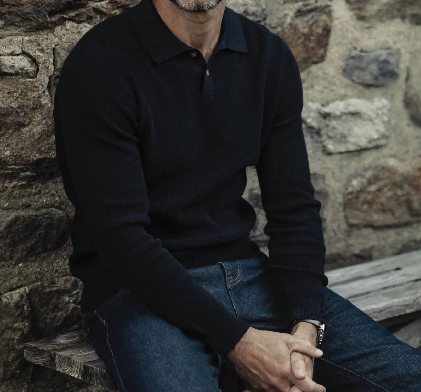 The Normal Brand - Robles Knit Waffle Stitch Polo