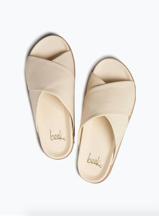 Beek - Women's Hen Platform Slide Leather Sandal