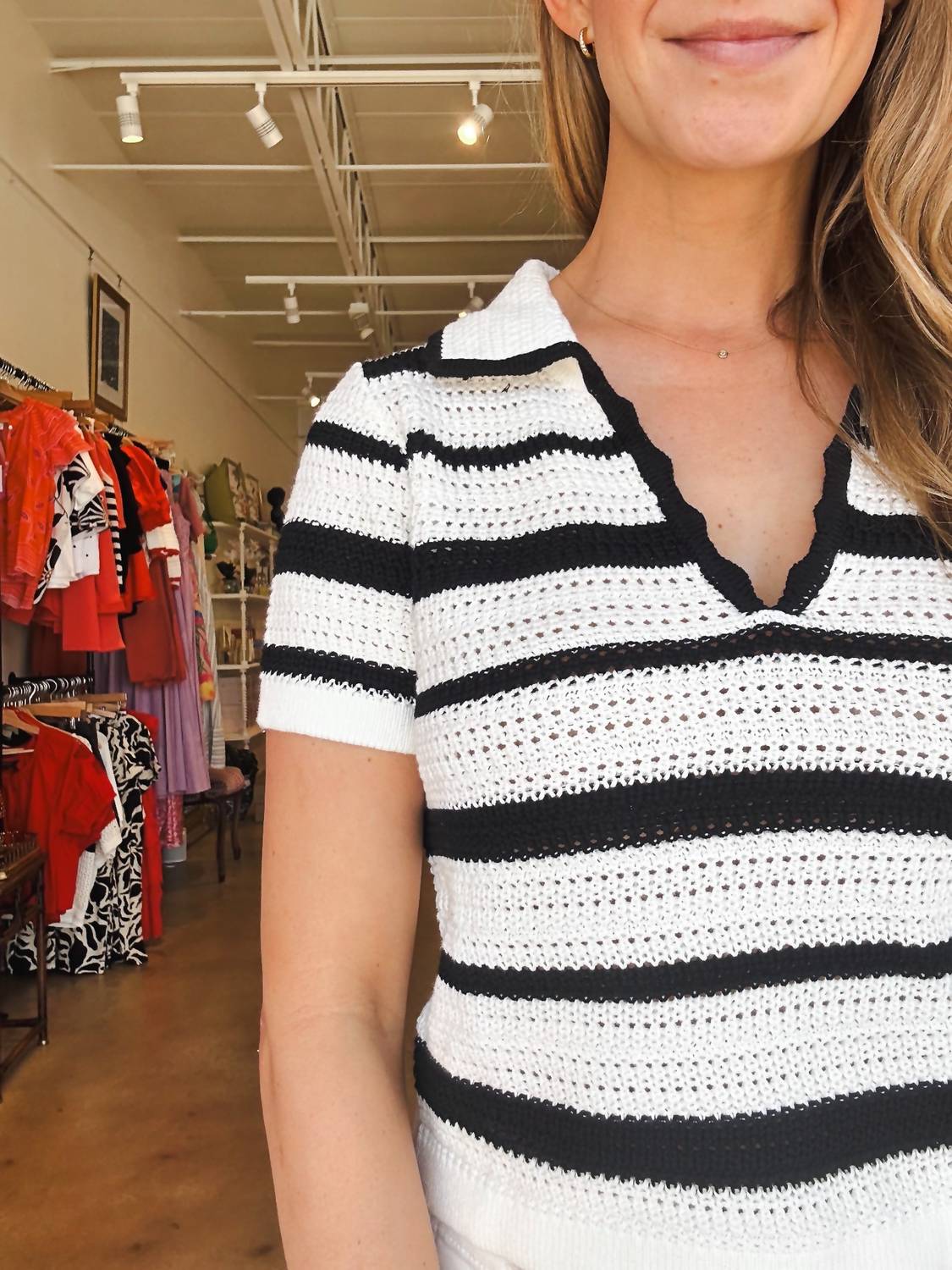 Lucy Paris - Winnie Polo Top