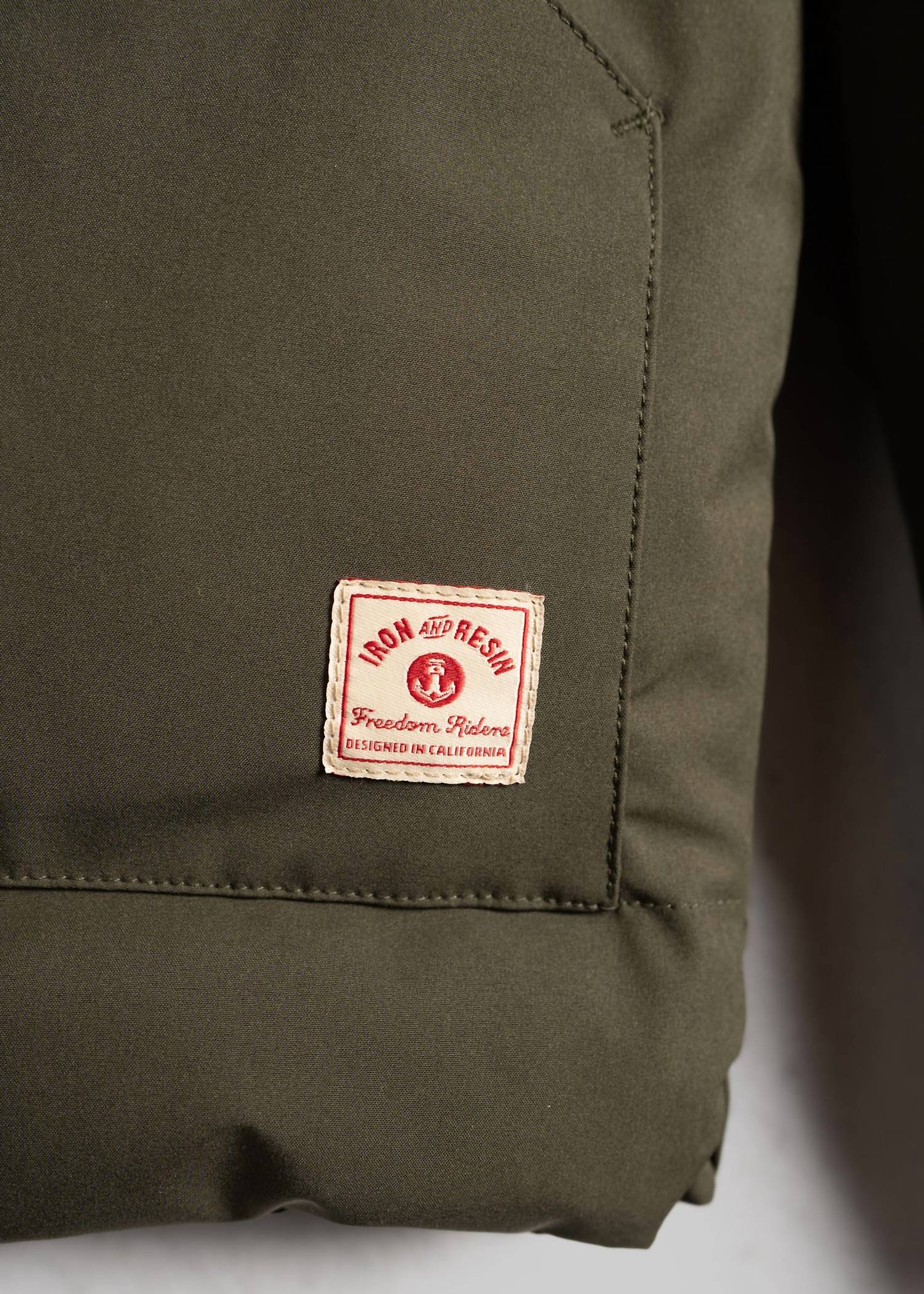 Iron & Resin Men's Palisades Jacket in olive - men's jacket - alternate view