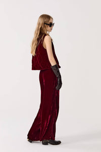 Lanhtropy - Waves Silk Velvet Quilted Vest
