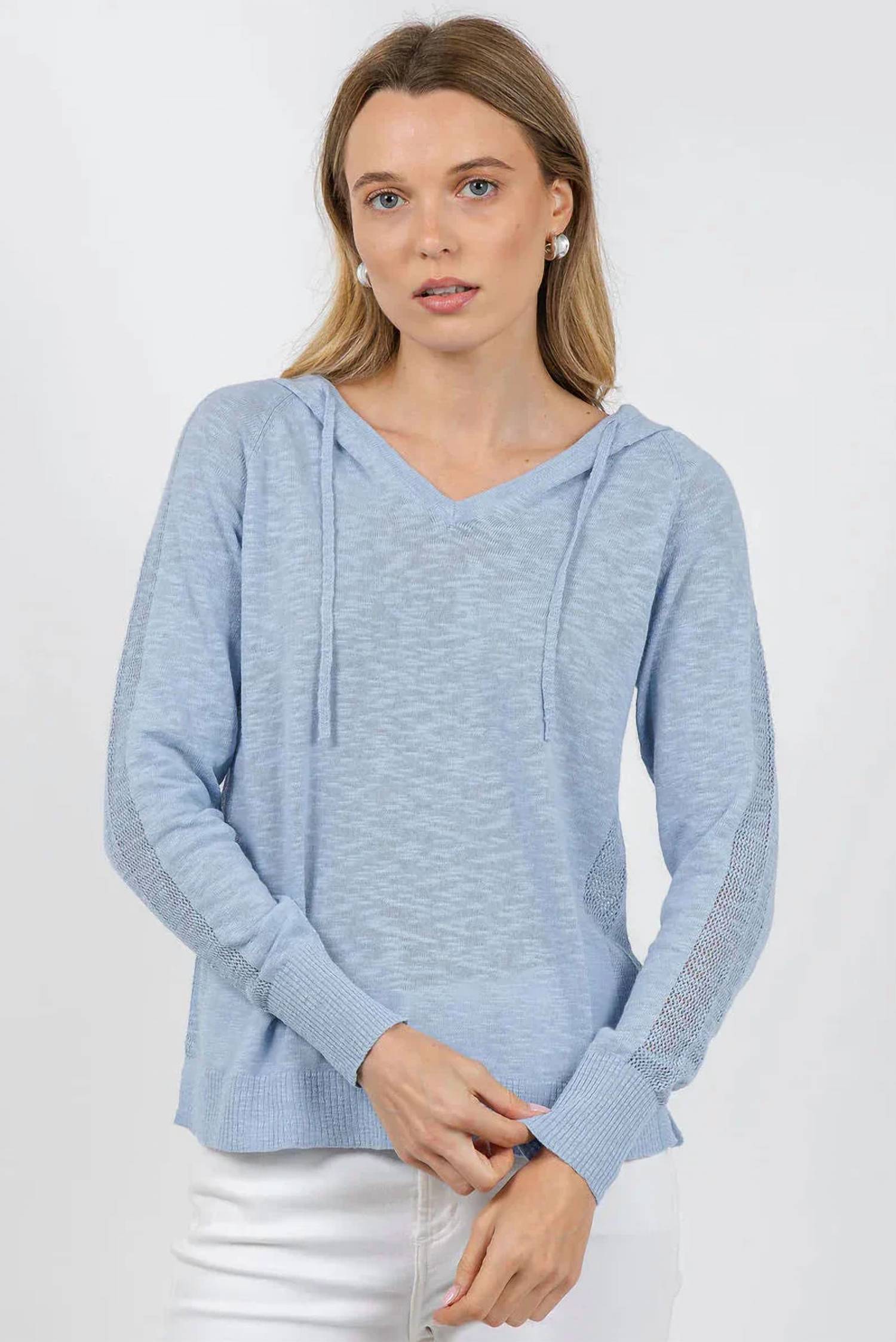 Elliott Lauren - Boardwalk Hoodie With Mesh Details