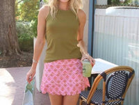 Karlie - Women's London Floral Scallop Kourt Skort
