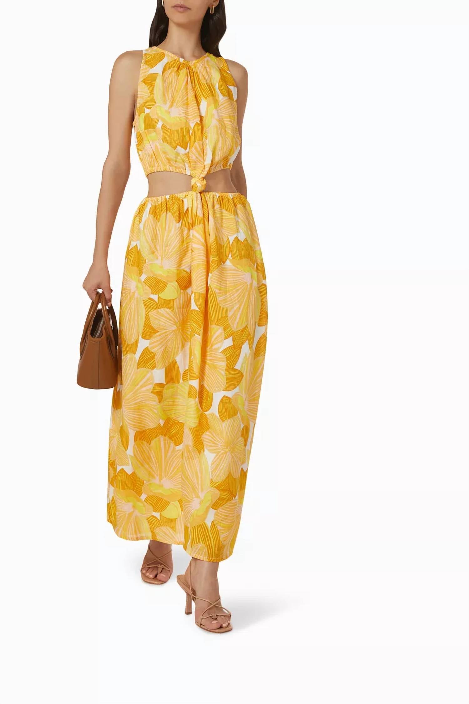 Faithfull The Brand - Zeta Linen Floral Dress