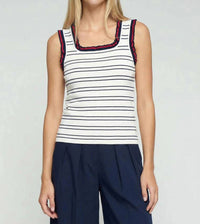 Vilagallo - Knit Stripe Tank Top