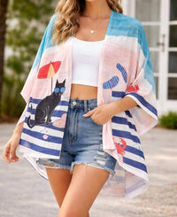 Inoah - Burnout printed shawl