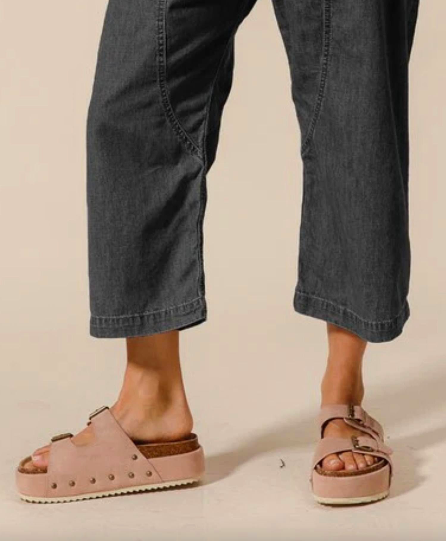 So Me - Relaxed Fit Harem Jogger Denim Pants