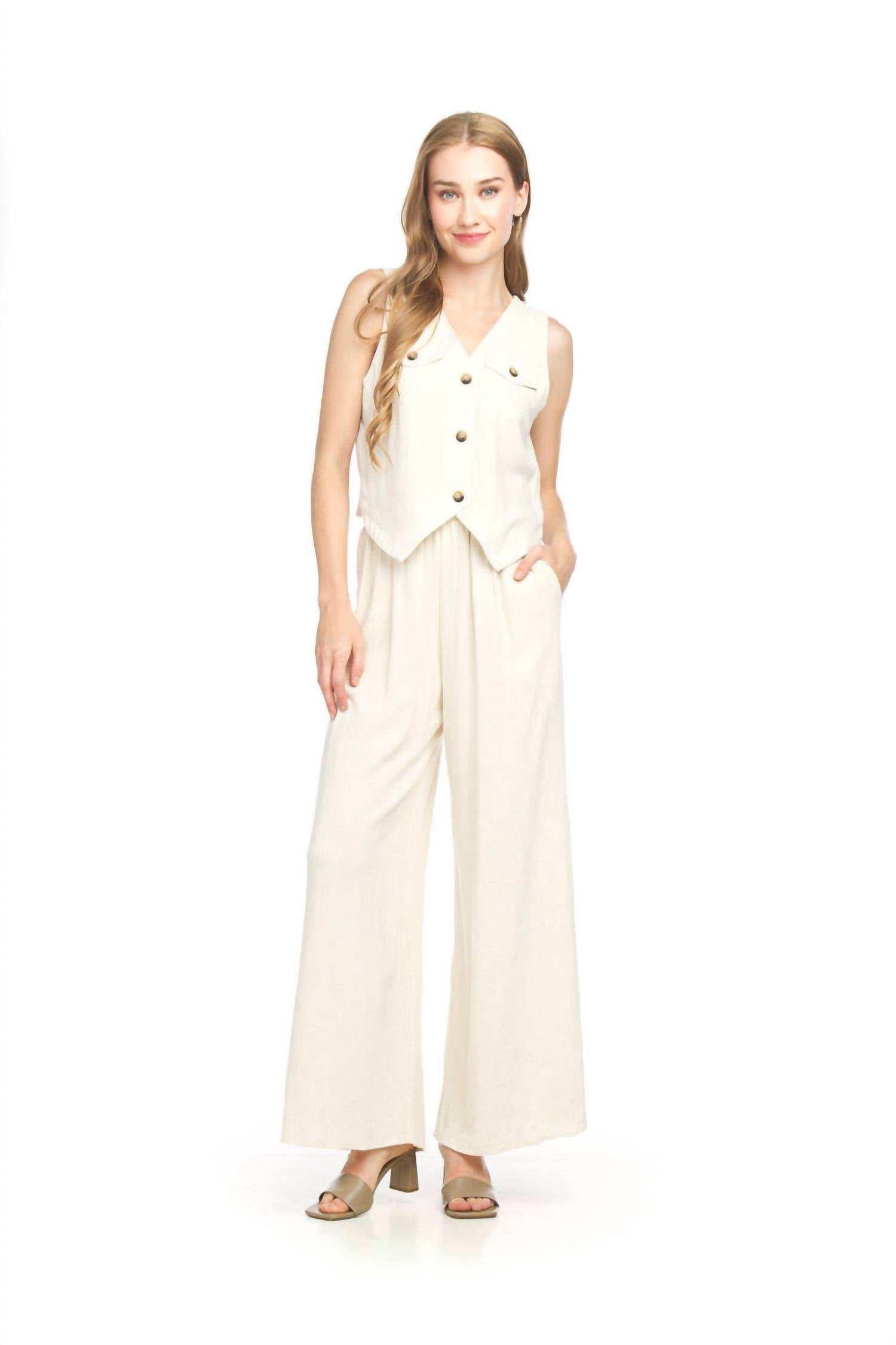 Mimi K - Linen Vest