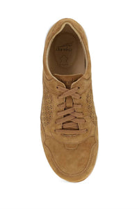 dansko Women's Catie Suede Sneakers in tan suede 1 - women's sneaker - alternate view