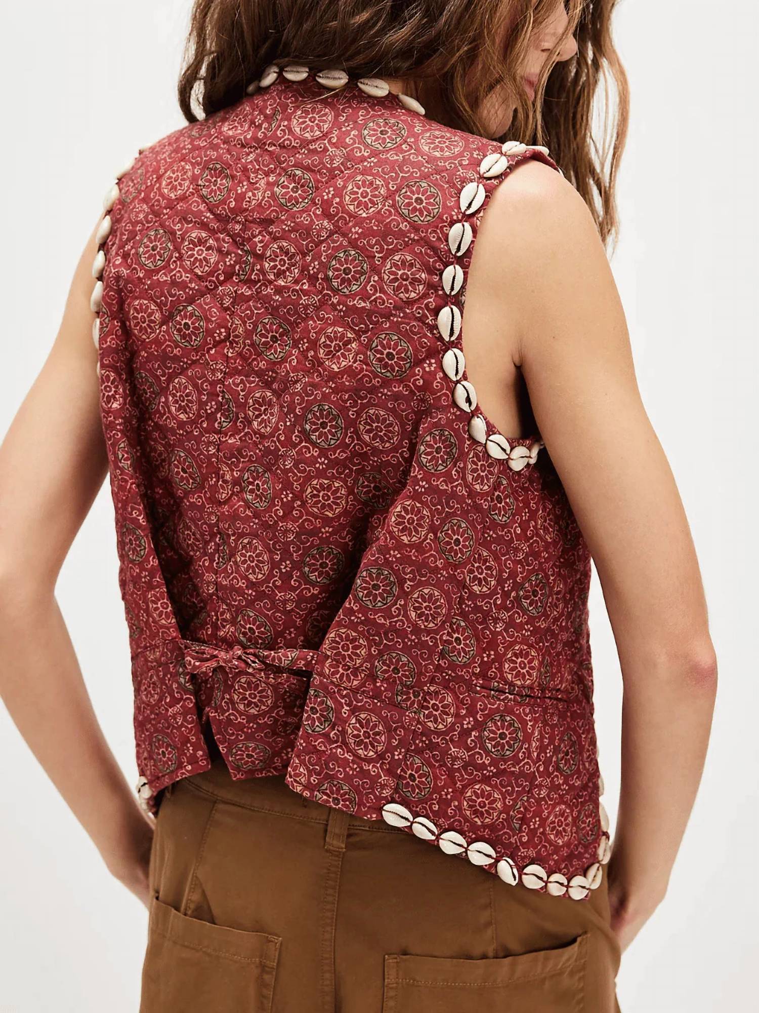 Maison Hotel - Dylan Shell Trimmed Boho Vest