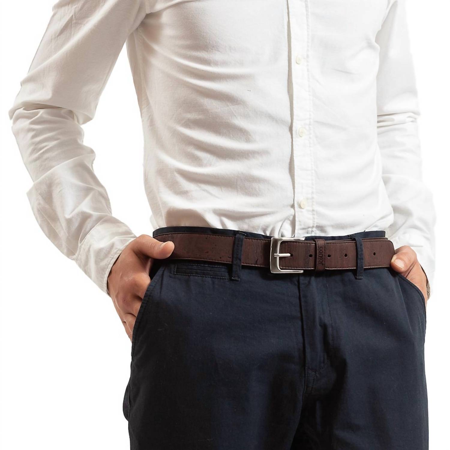 Corkor Men's Cork Belt in brown - men's accessory - view 4