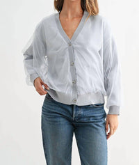 Joh - Steven Sheer Ribbed Cardigan