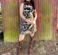 2FlyCo Painted Desert Sleeveless Mini Dress in black tan - women's dress - view 5