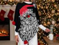 Mccc Sportswear - Scrolly Santa Poncho